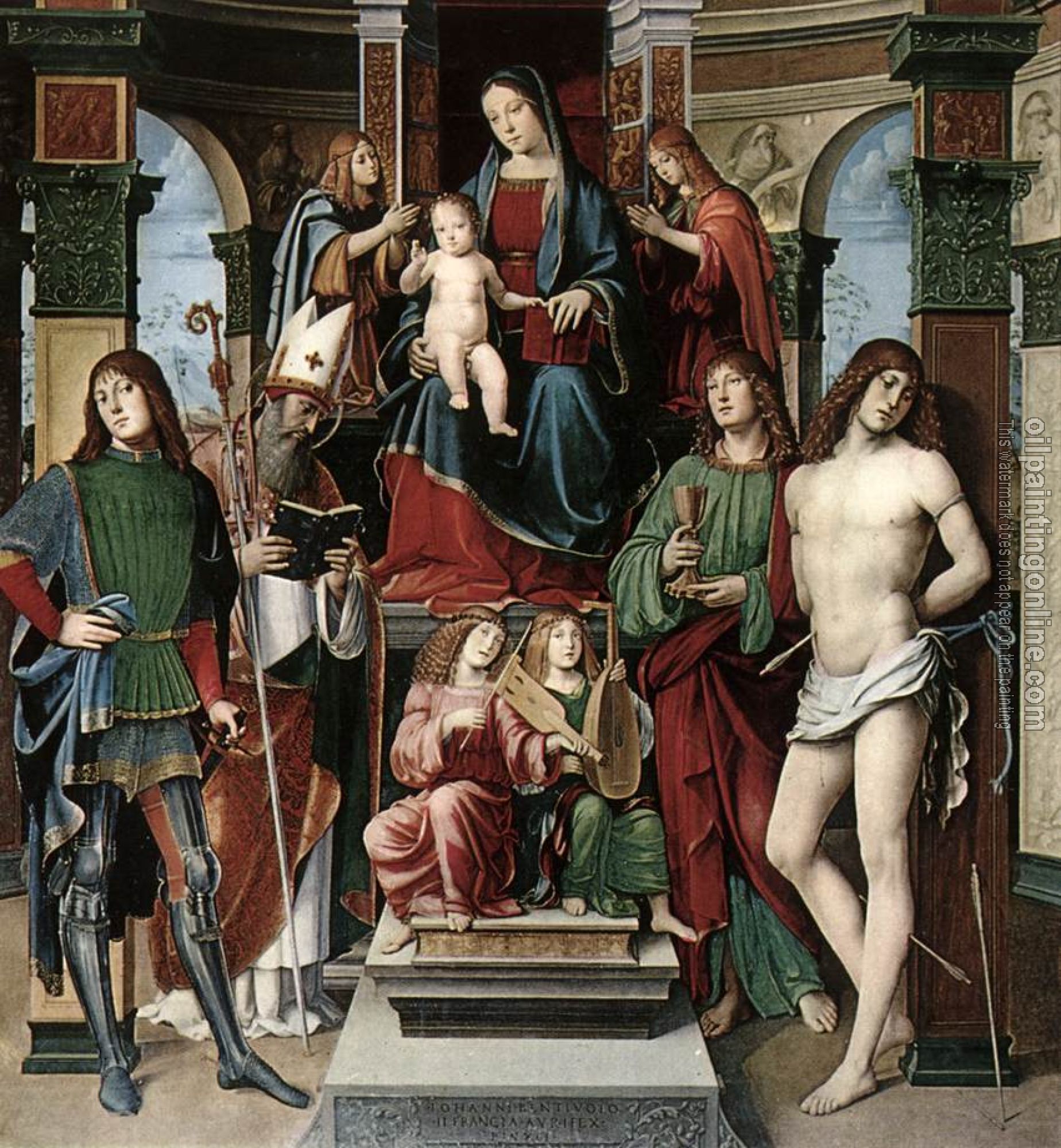 Francia, Francesco - Madonna and Saints